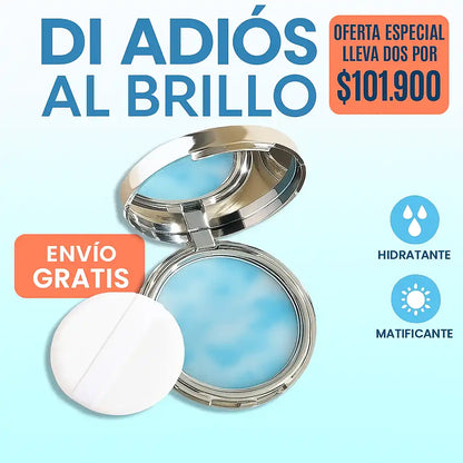 Candy Bella Polvo Compacto Matificante  – Controla Brillos y Deja Tu Piel Suave Todo el Día
