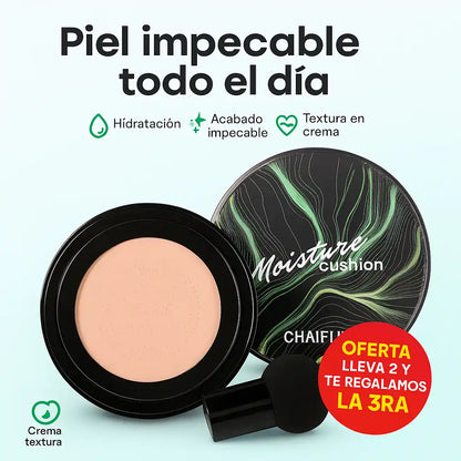 🌟 Moisture Cushion Cream – Base Hidratante con Acabado Natural